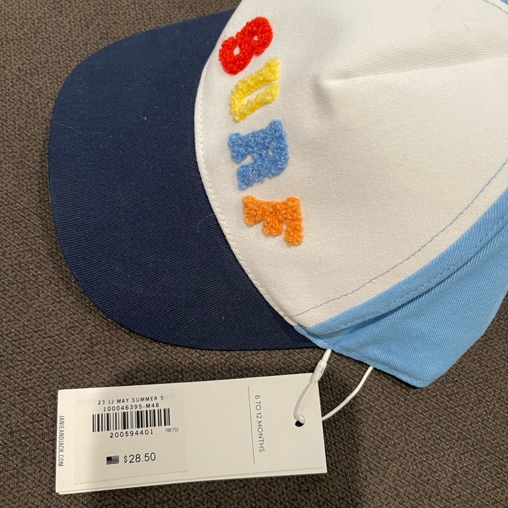 NWT 6-12M Janie & Jack Surf Baseball Hat